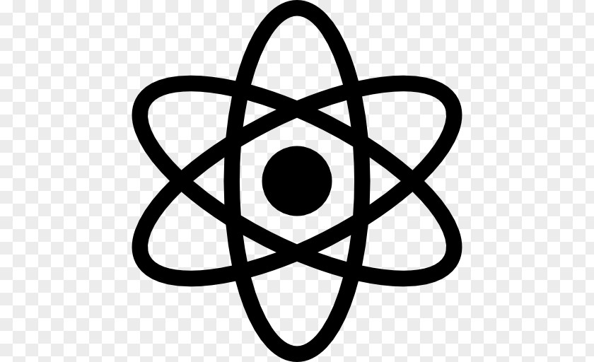 Scientific Vector Atom Physics Symbol PNG