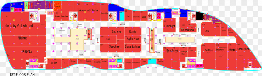 Shopping Centre Floor Plan Retail PNG