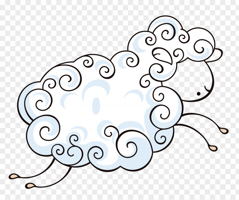 Vector Lamb Sheep Chinese Zodiac Clip Art PNG