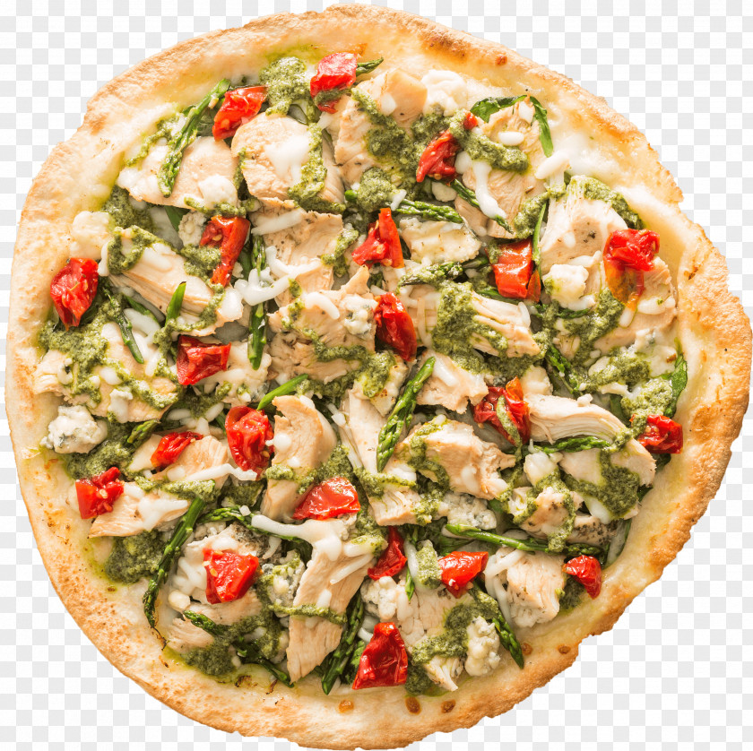 Basil Pesto Pizza California-style Sicilian Quiche Flammekueche PNG