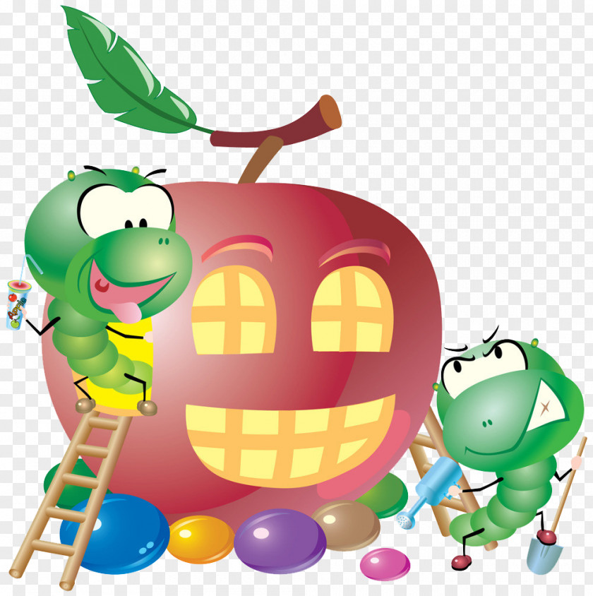 Cartoon Caterpillar Clip Art PNG