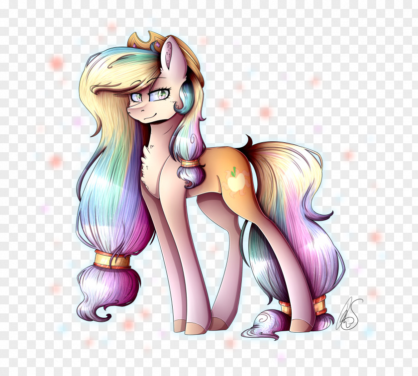 Female Fusion Pony Applejack Princess Celestia DeviantArt PNG