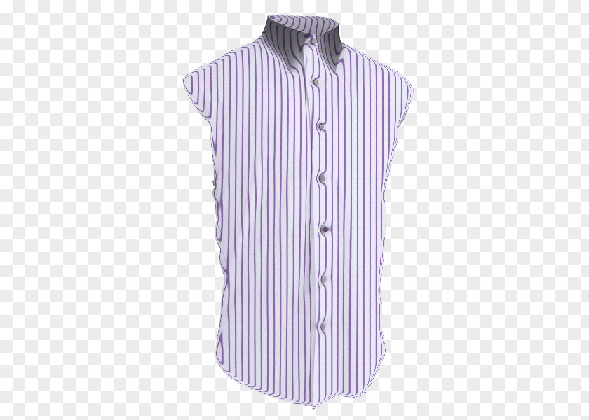 Dress Shirt Blouse Sleeveless Collar PNG