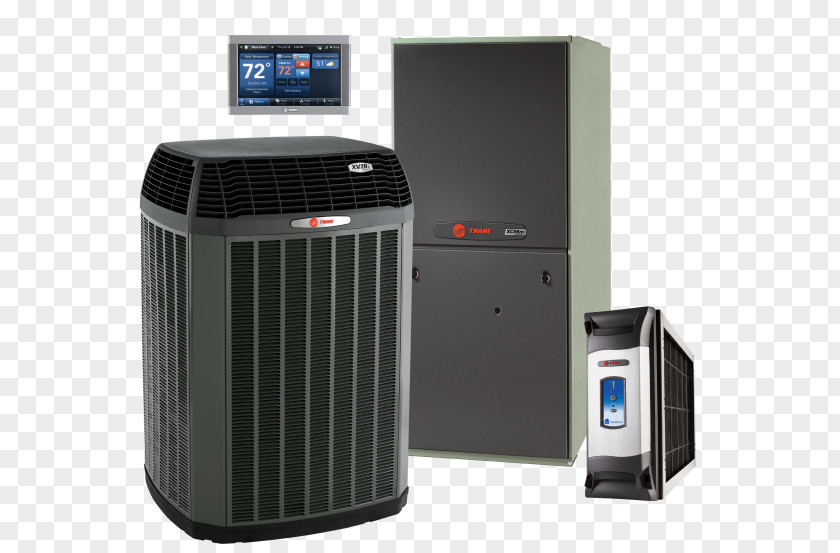 Furnace Trane HVAC Air Conditioning Heating System PNG