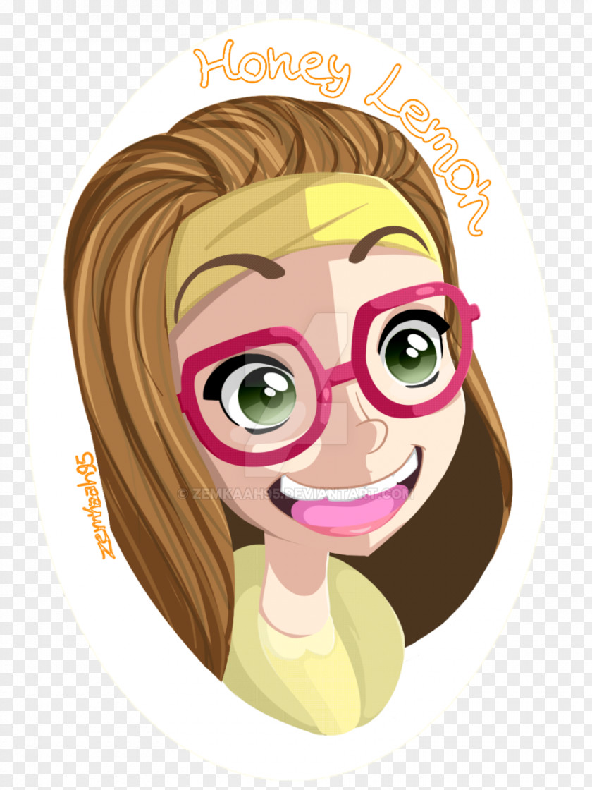 Honey Lemon Baymax Character Nose Cheek PNG