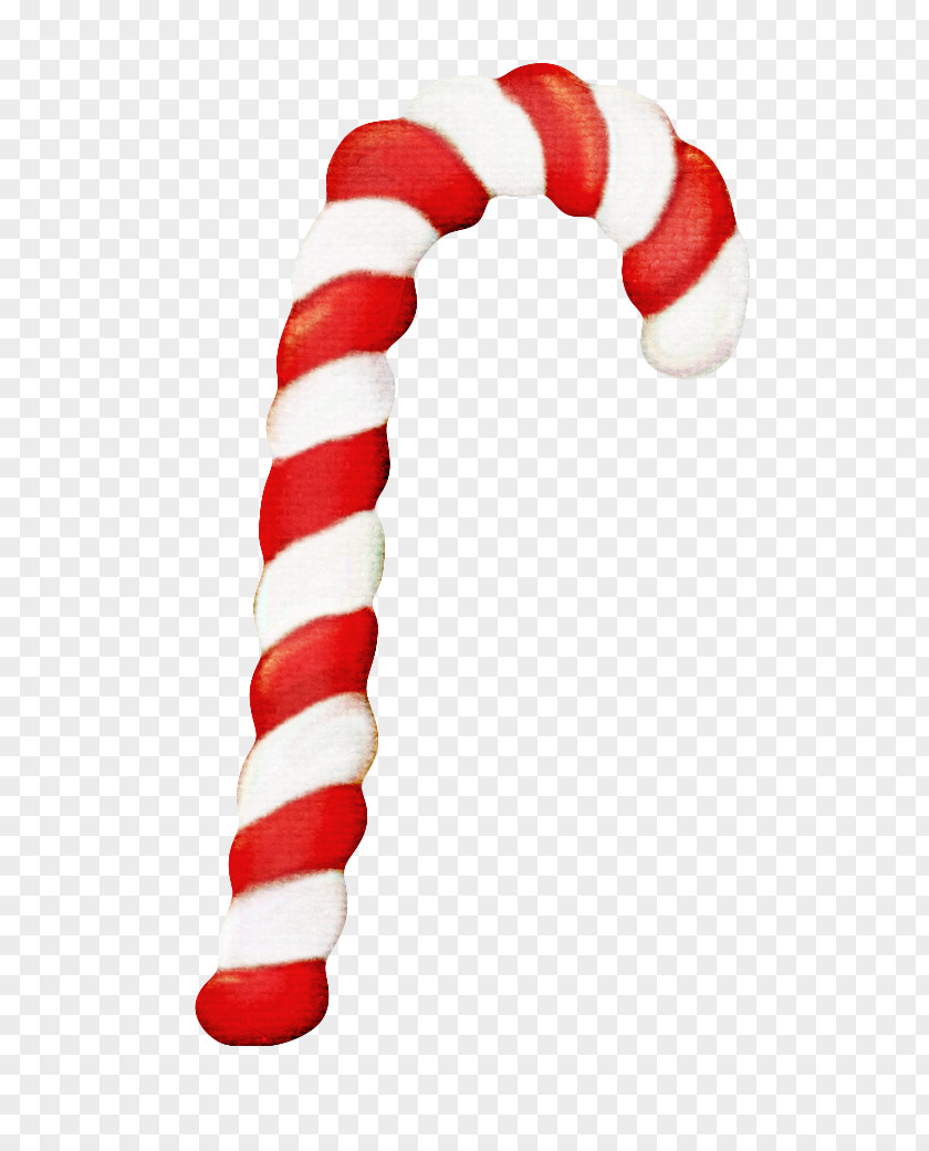 Red Christmas Creative Crutch Candy Cane Polkagris PNG
