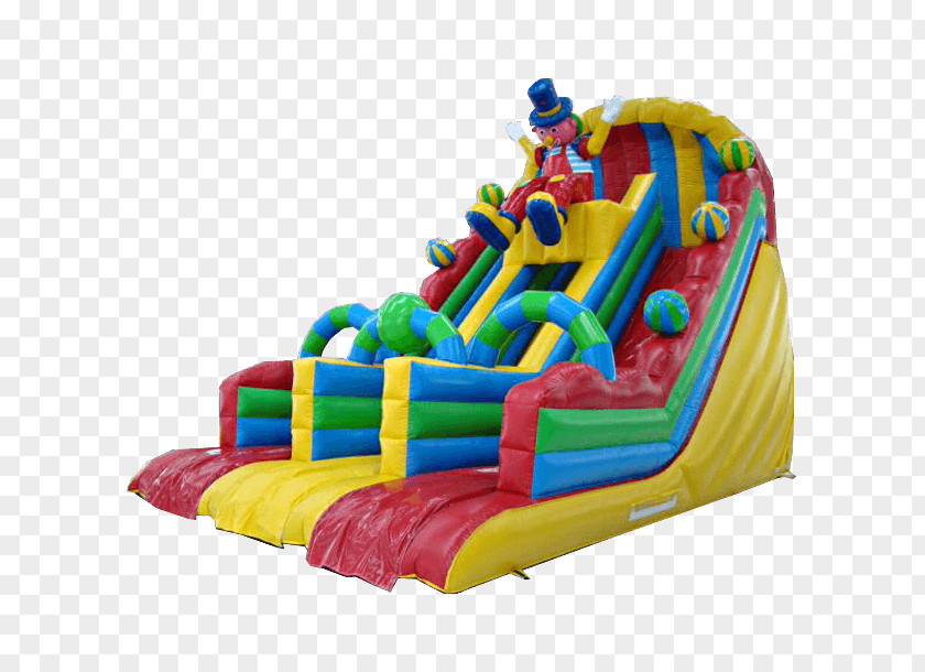 Skomorokh Inflatable Playground Slide Toy PNG