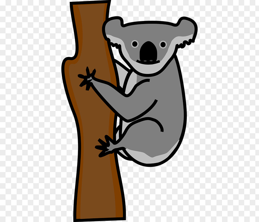 Climb A Tree Koala Giant Panda Bear Cuteness Clip Art PNG