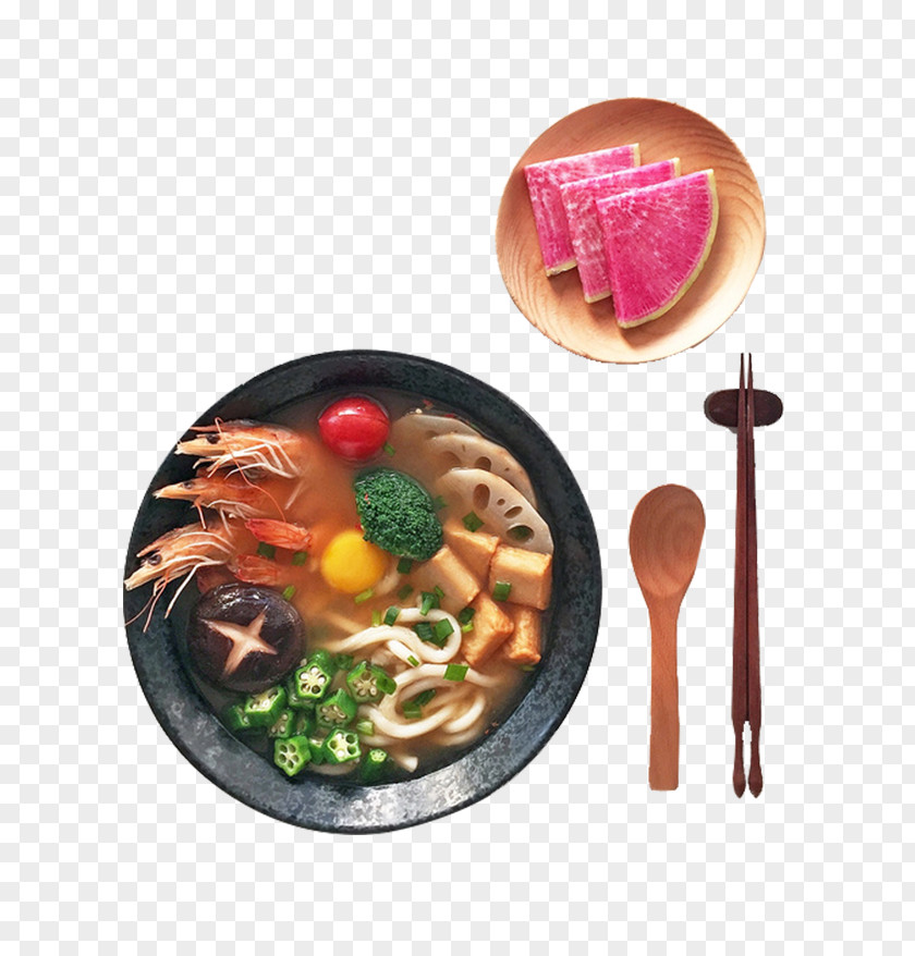 Japanese Udon Cuisine Fried Rice Dish PNG