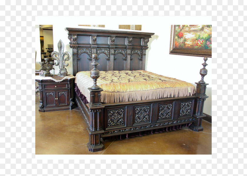 Antique Bed Frame PNG