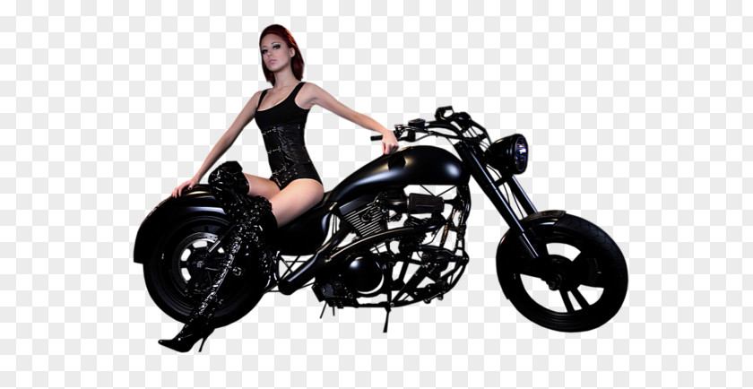 Motorcycle Chopper Accessories Drawing Woman PNG