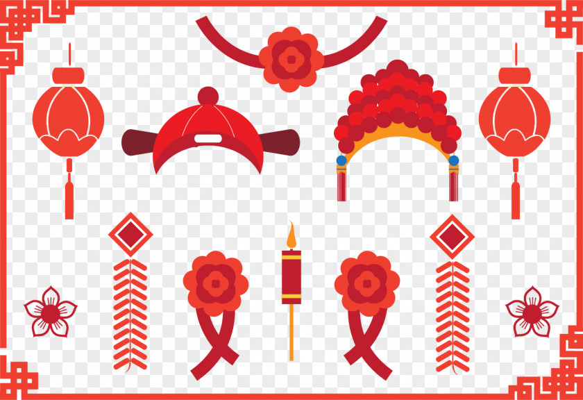 Red Candles And Firecrackers China Chinese Marriage Budaya Tionghoa Clip Art PNG