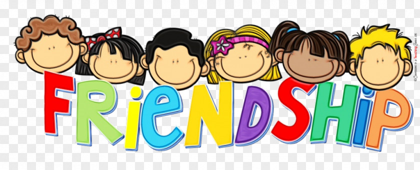 Cartoon Text Friendship Day Human PNG