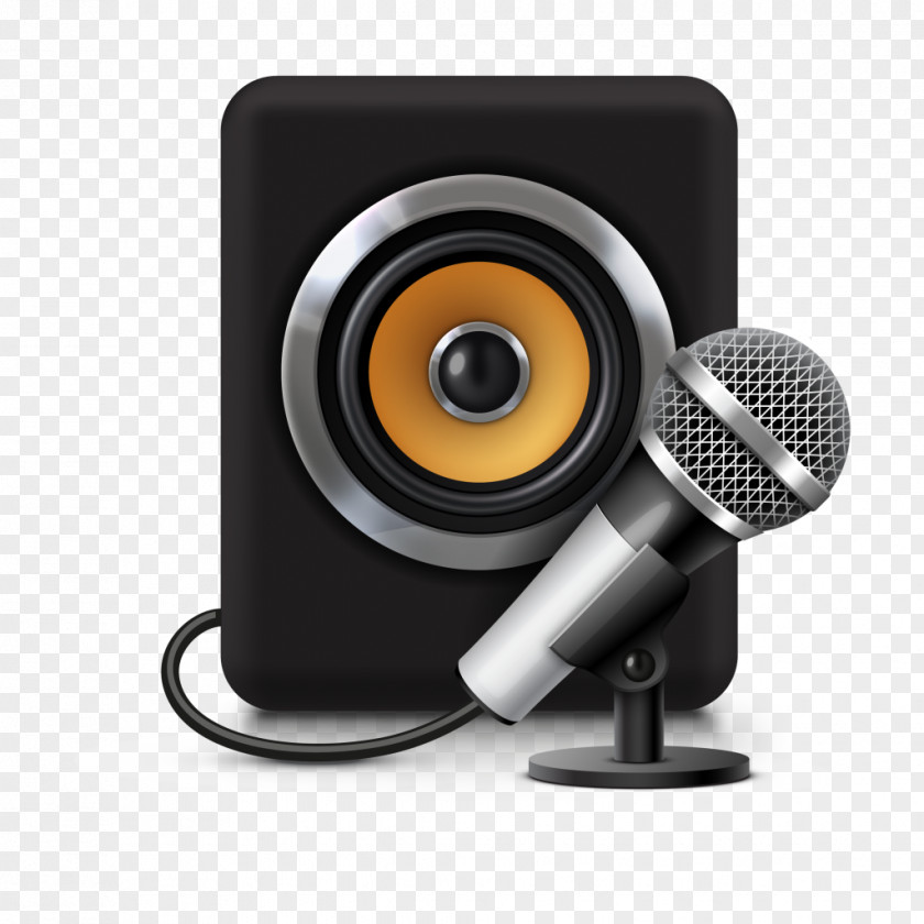 Microphone Creative Advertising Computer Speakers Loudspeaker Hardware Sound Multimedia PNG