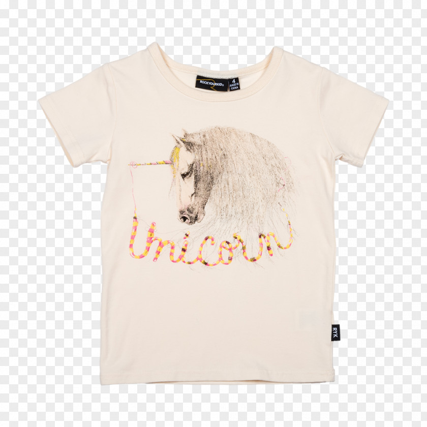 Unicorn Baby T-shirt Sleeve Top Clothing PNG
