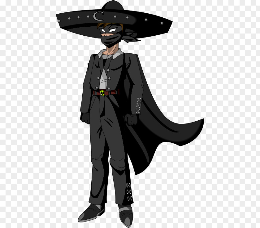 Charro Negro Leyenda Drawing Mexico PNG