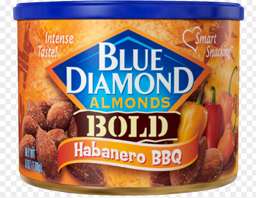 Inner Mongolia Barbecue Vegetarian Cuisine Blue Diamond Almonds Bold Habanero BBQ Natural Foods Peanut PNG
