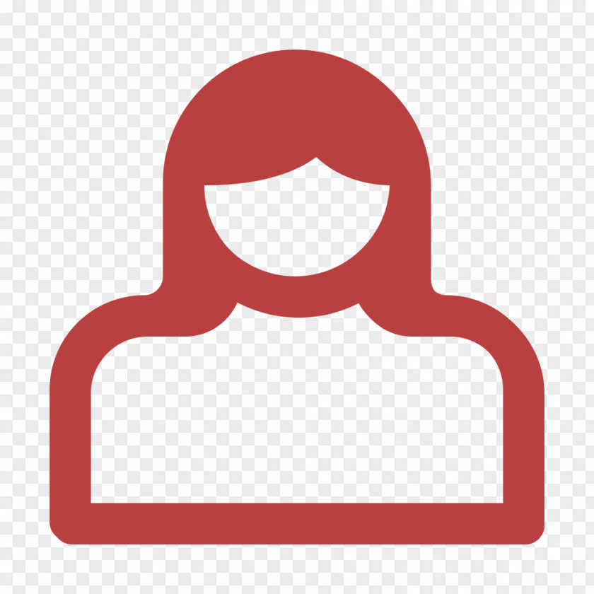 Logo Mouth Avatar Icon Female User PNG