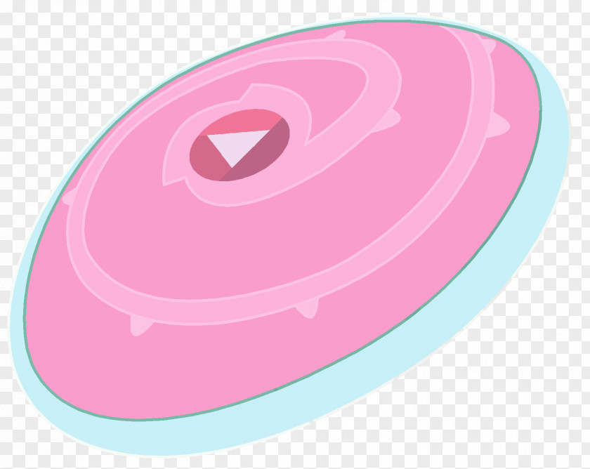 Shield Circle Oval Magenta PNG