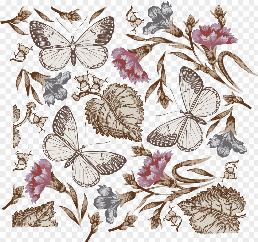 Butterfly Pattern PNG