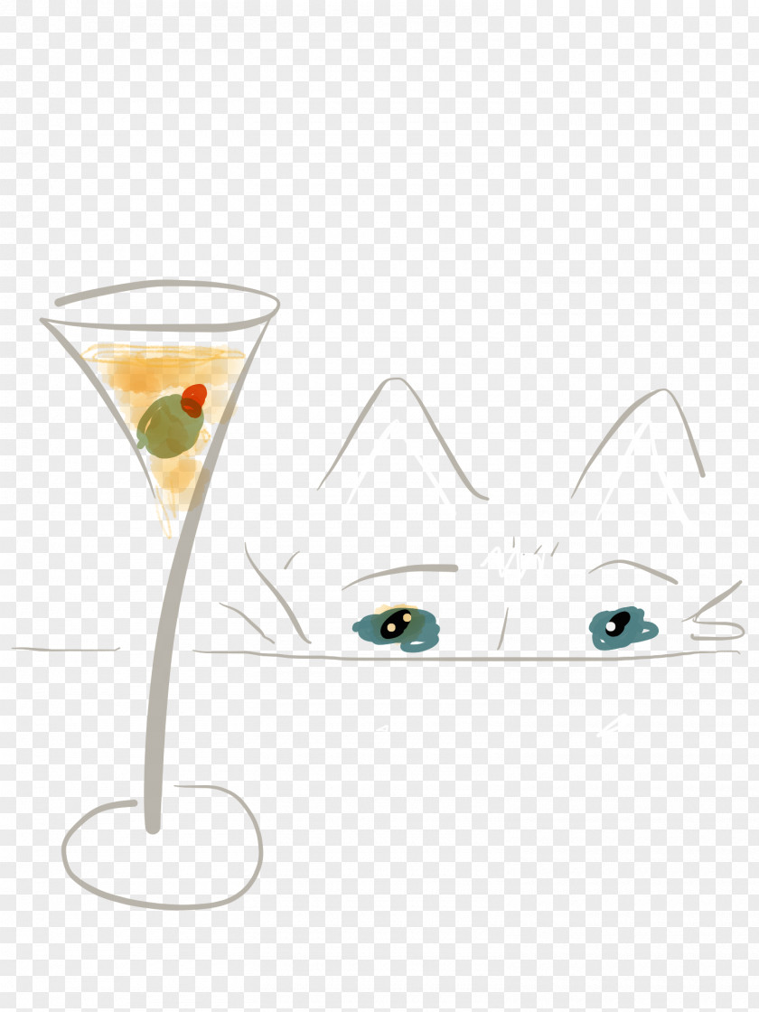 Martini Cocktail Garnish Gin Cartoon PNG