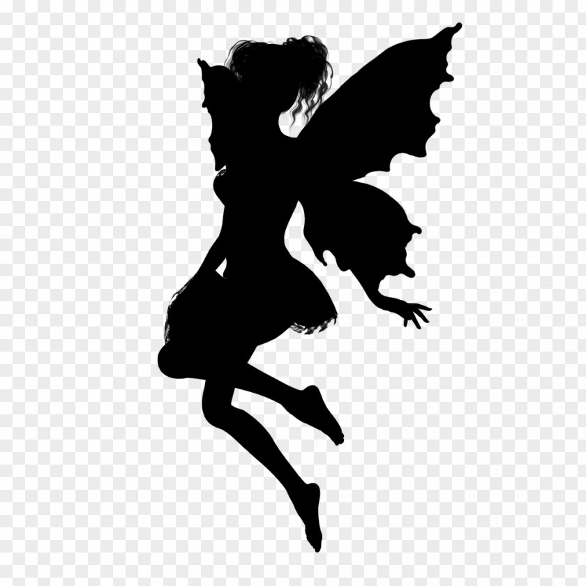 Silhouettes Silhouette Fairy Clip Art PNG