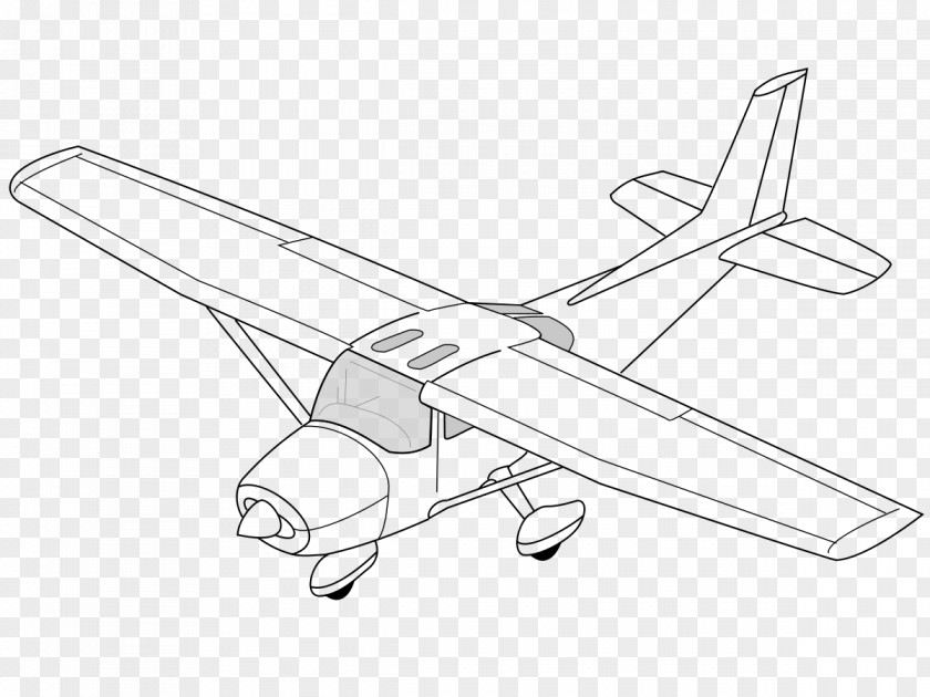 Plane Cessna 172 Airplane Skymaster Clip Art PNG