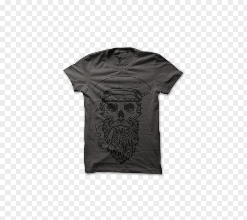 Skull Beard Long-sleeved T-shirt Hoodie Clothing PNG