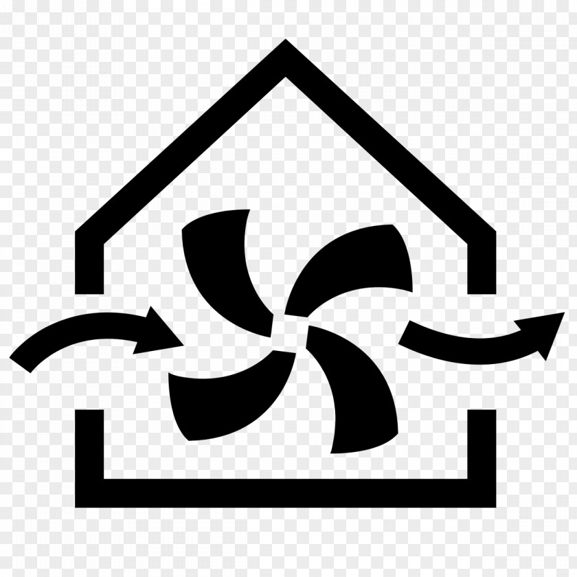 Blackandwhite Symbol Furnace Heating, Ventilation, And Air Conditioning Heating System PNG