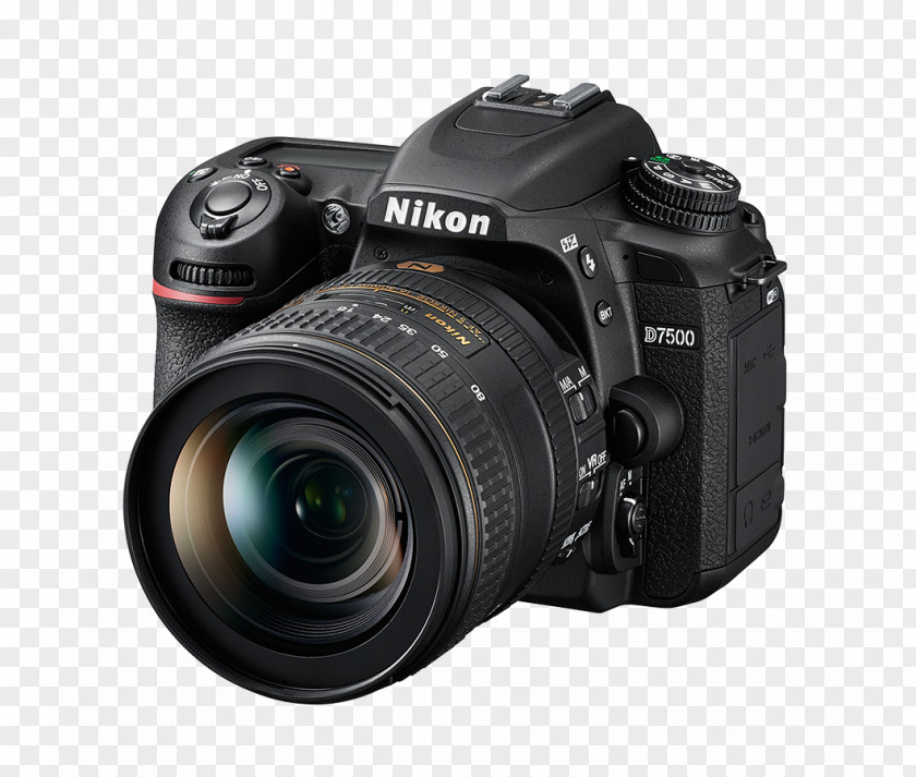 Camera Digital SLR Nikon D7500 AF-S DX Nikkor 35mm F/1.8G Format 16-80mm F/2.8-4E ED VR PNG