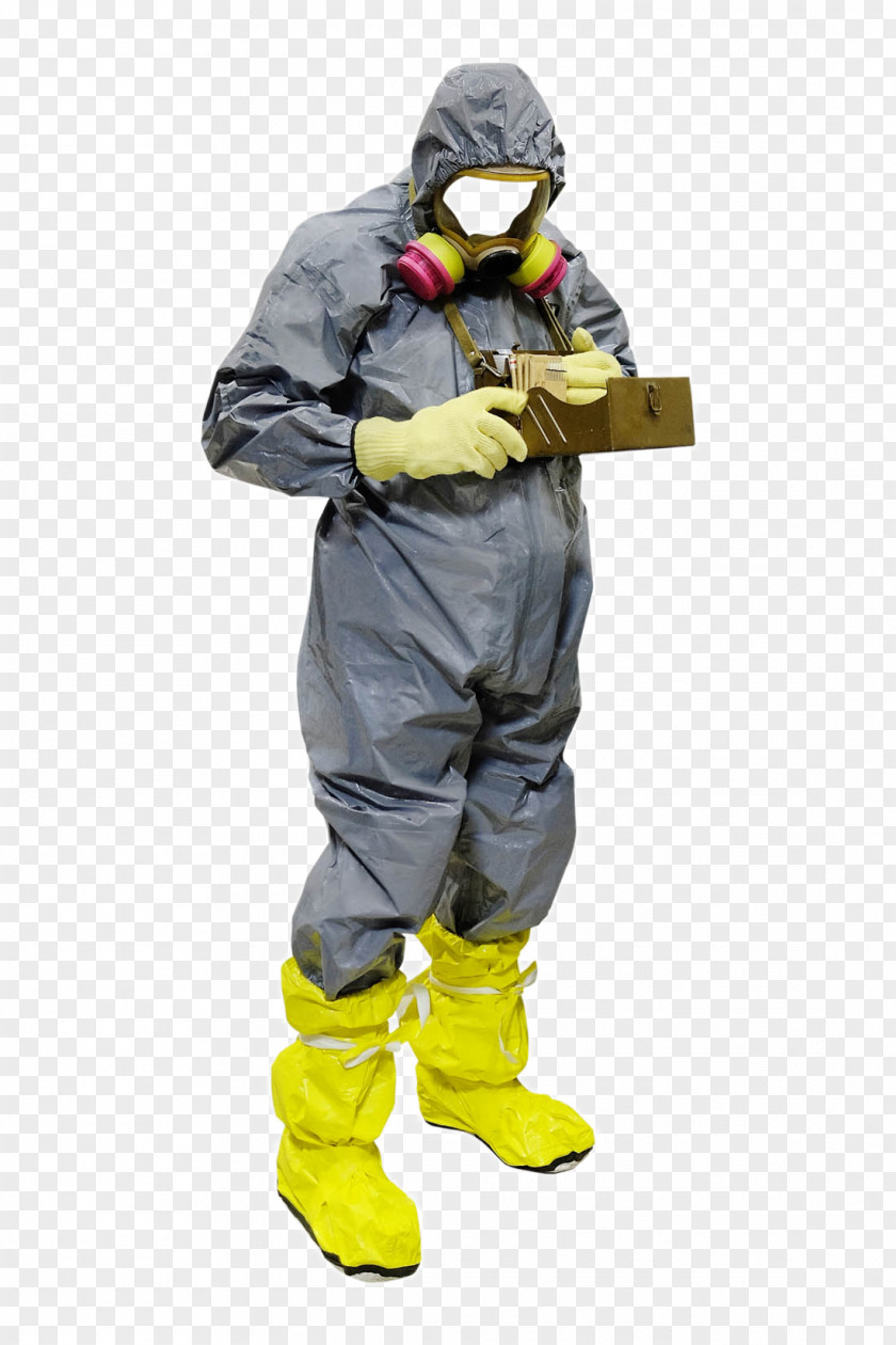 People Wearing Gas Mask Hazmat Suit Dangerous Goods Stock Photography PNG