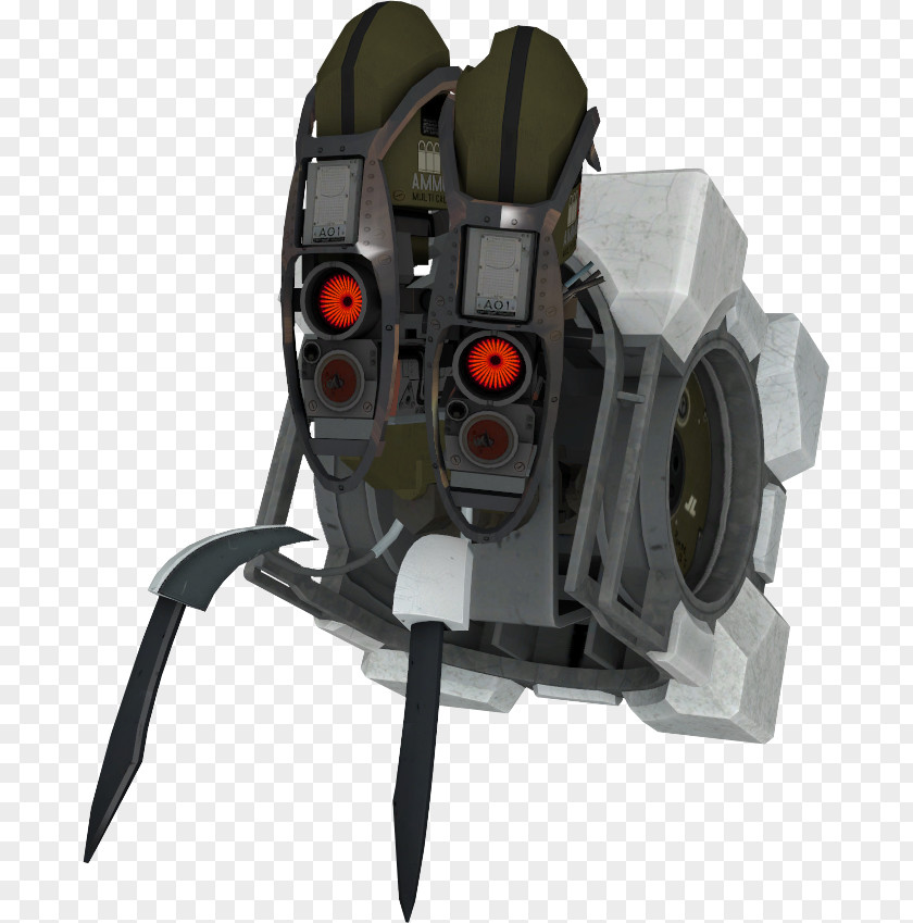 Portal 2 Team Fortress Left 4 Dead Turret PNG