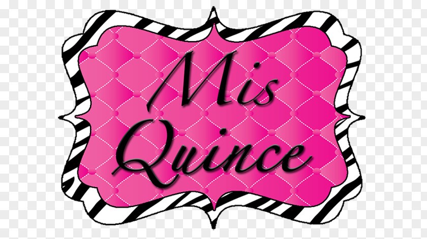Quinceaner Sign Birthday Art Illustration Jewellery Clothing PNG