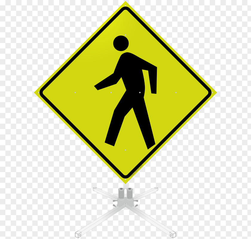 Road Traffic Sign Pedestrian Crossing Stop PNG