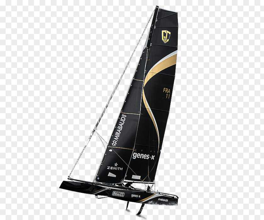 Sail Sailing Keelboat Scow PNG