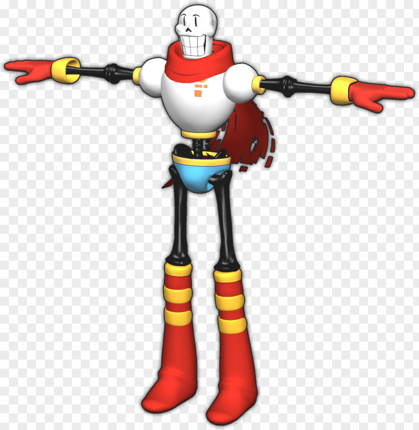 Undertale Papyrus 3D Modeling Art PNG