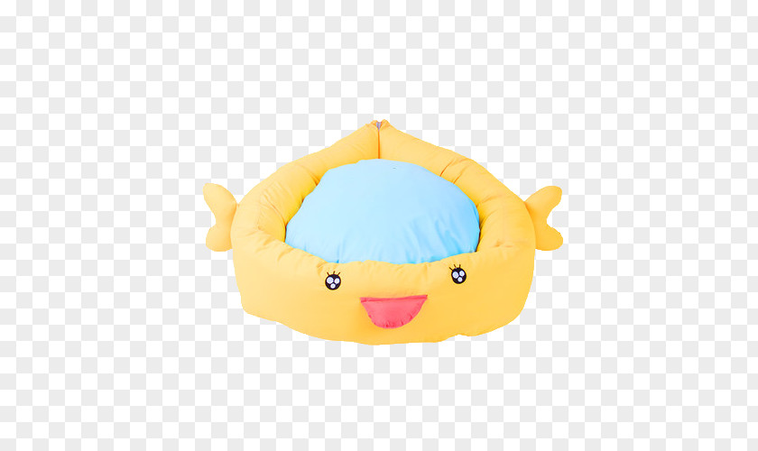 Yellow And Blue Chickens Cat PNG