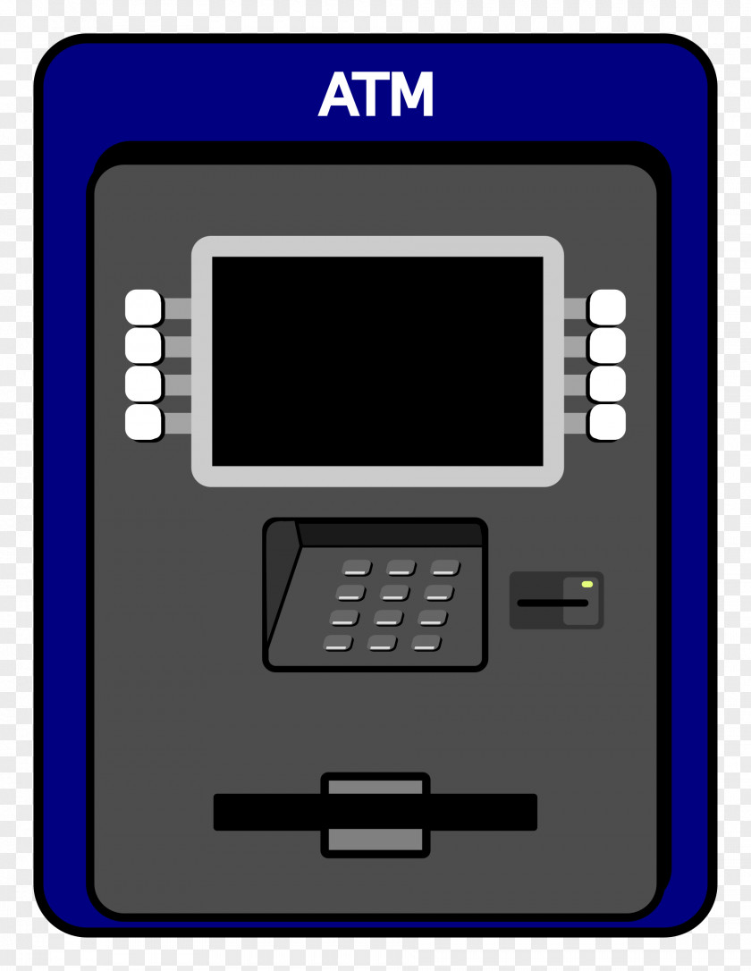 Atm Automated Teller Machine Bank Clip Art PNG