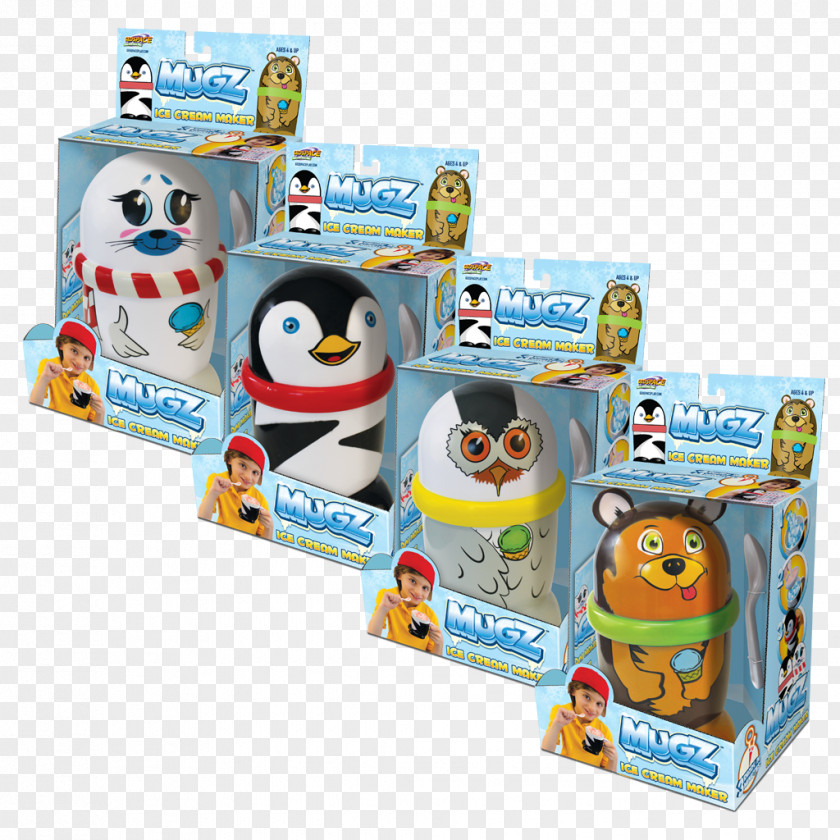 Bear Owl Ice Cream Penguin Toy PNG
