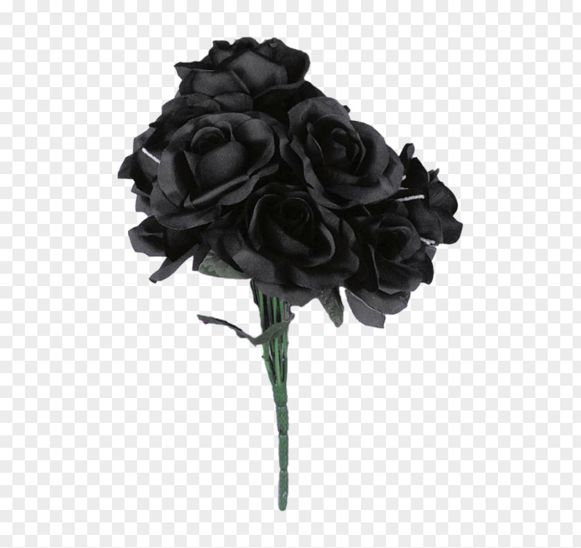 Bride Bouquet Flower Black Rose Costume PNG