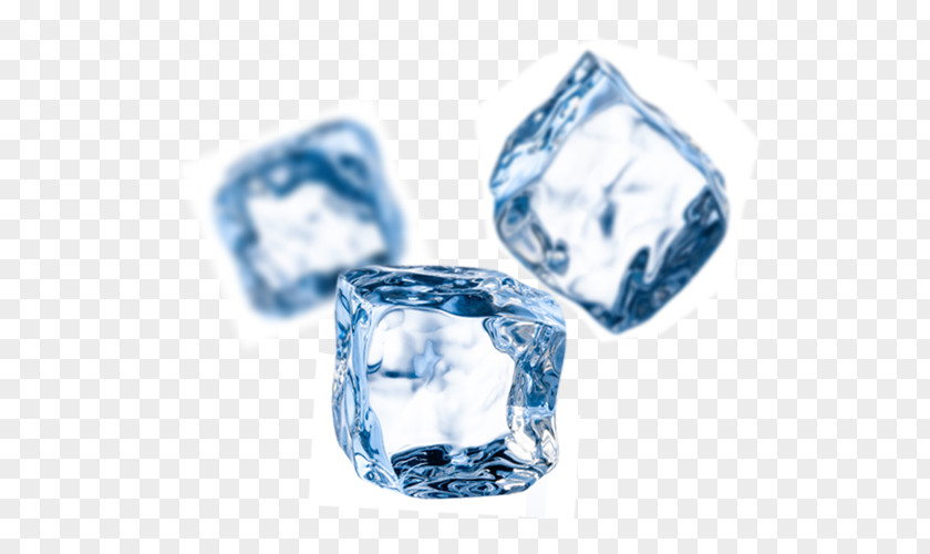 Cocktail Ice Cube Cobalt Blue PNG