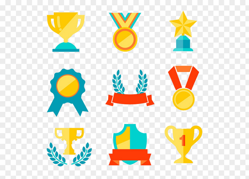 Cup Medal Euclidean Vector Trophy Award PNG