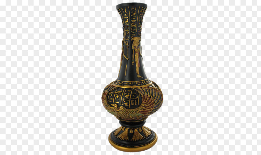 Egypt Retro Bronze Vase Ancient Isis Hathor Egyptian PNG