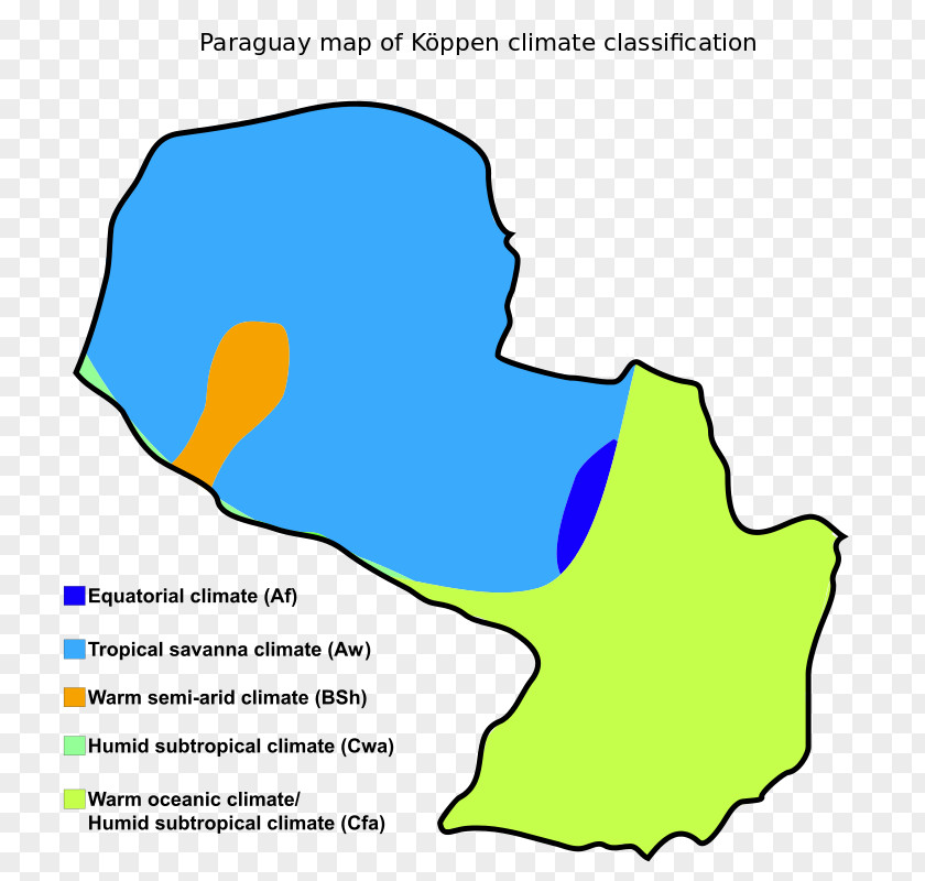 Geography Landforms Map Climate Of Paraguay Tropical Paraneña Paraguaya PNG