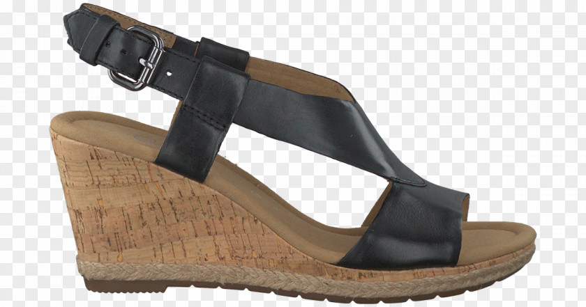 Sandal Wedge Gabor Shoes Leather PNG