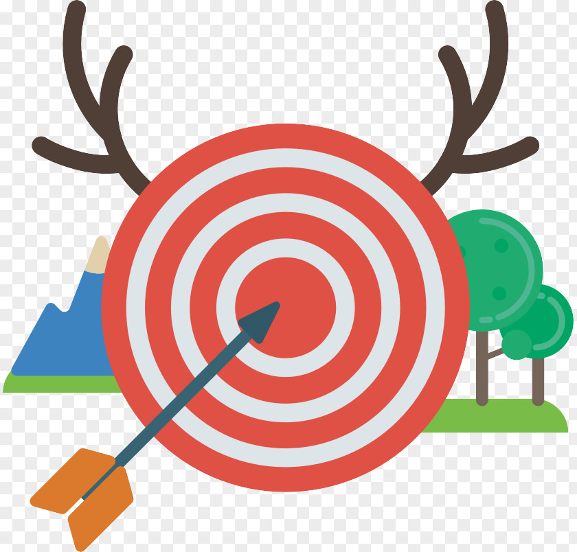 Cartoon Target Vector Clip Art PNG