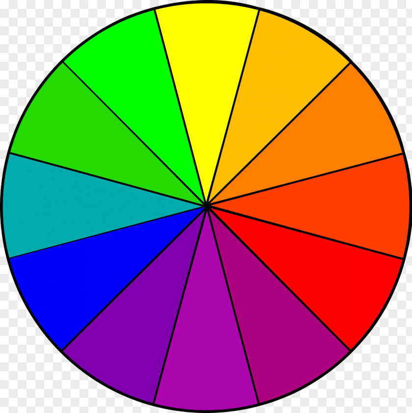 Color Pigment Wheel Primary Theory Tertiary PNG