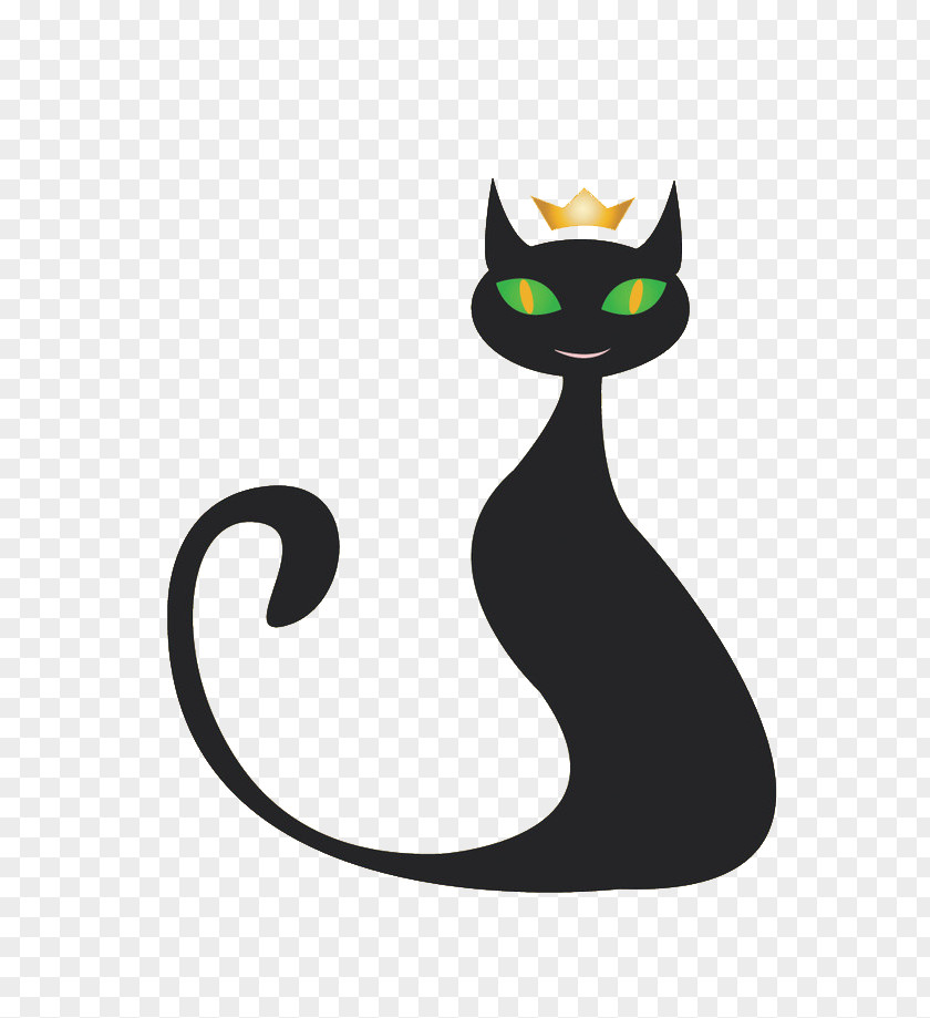 Crown Cat PNG cat clipart PNG