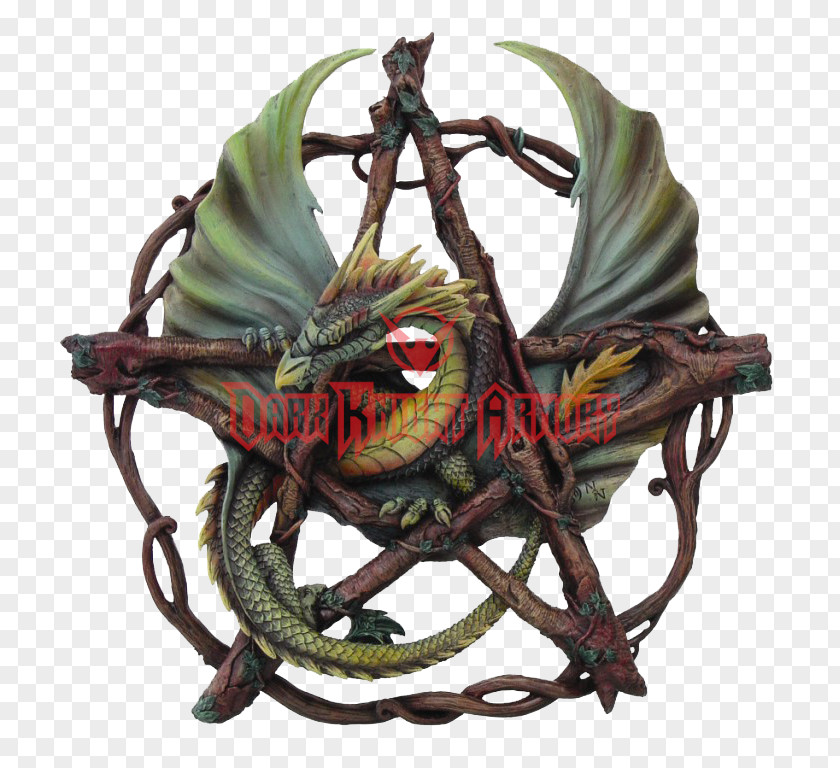 Dragon Pentagram Wicca Pentacle Magic PNG