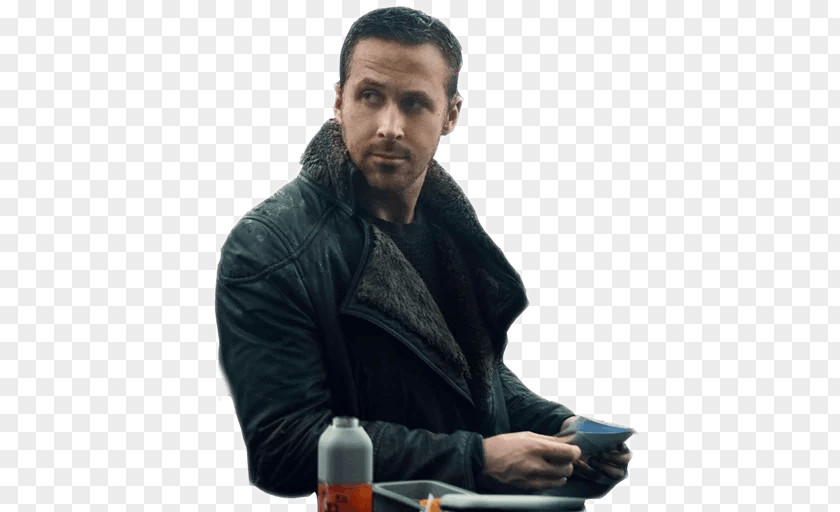 Ryan Gosling Blade Runner 2049 Officer K Leather Fake Fur PNG